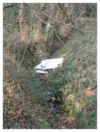 Rubbish - radiators in ditch