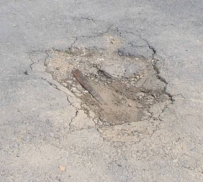 potholes